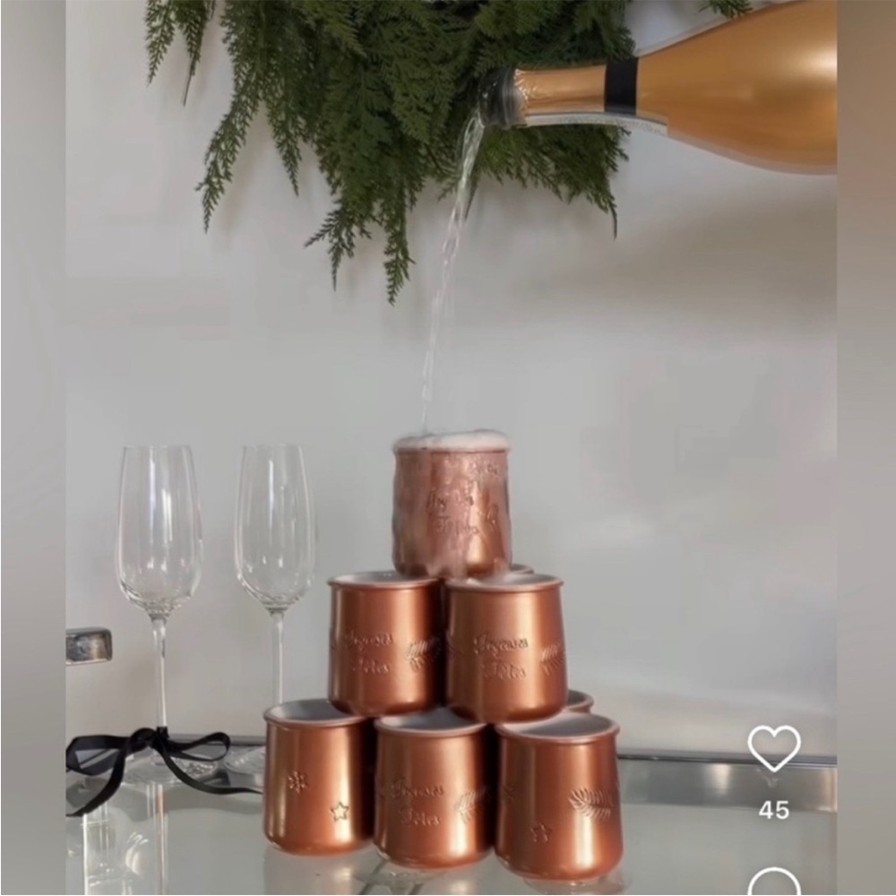 La Fermiere Christmas 2023 Limited Edition Clay Yogur Cups Set